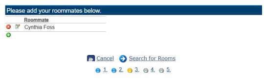 Roommate name(s)