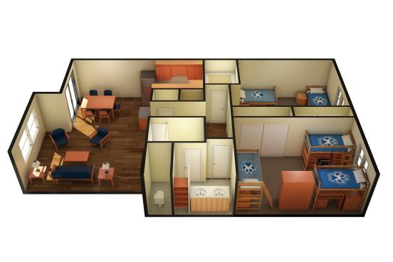 Cabernet Village 3-D Floor Plan