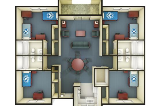 Sauvignon Village 4 Bedroom Double floorplan