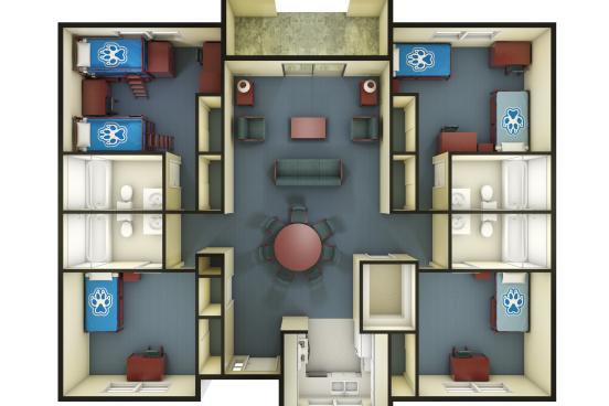 Sauvignon Village 4 Bedroom Triple floorplan