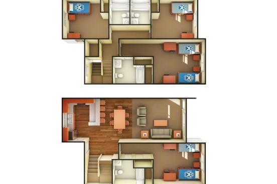 Tuscany Village 3D Floorplan