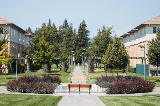 Fountain in Beujolais Village