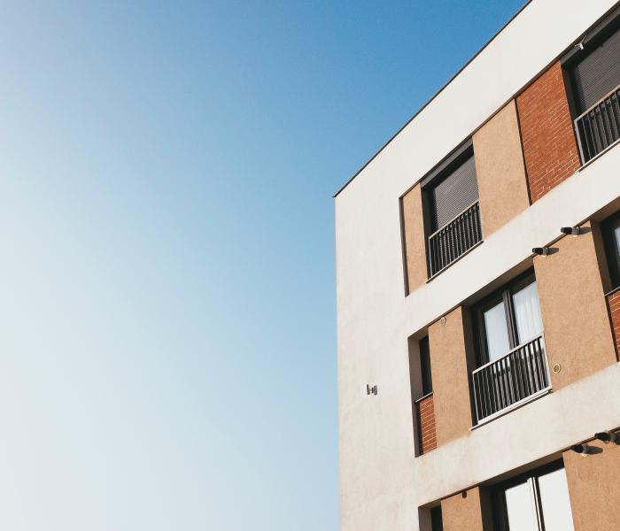 Apartment building exterior