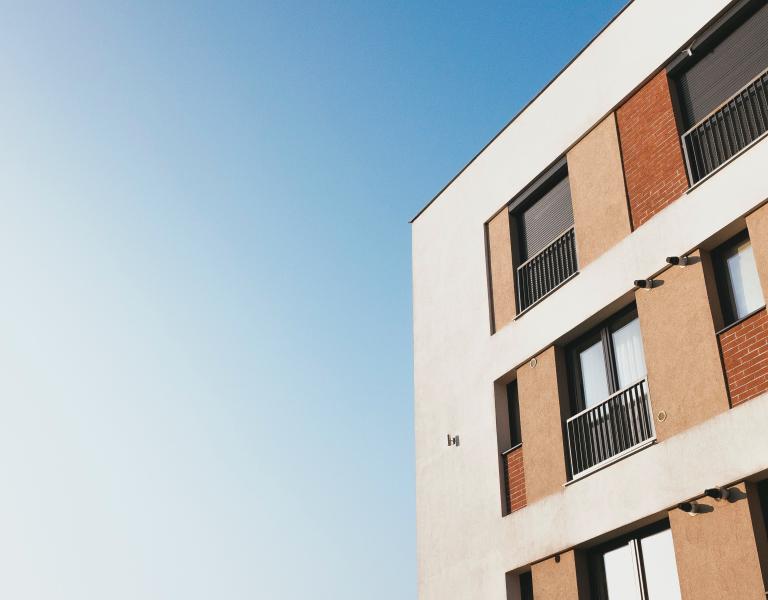 Apartment building exterior