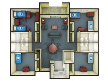 Sauvignon triple floor plan