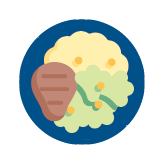 a plate of food